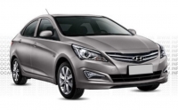 15 Hyundai Solaris 2015г.в. Седан 1.6 АКПП 123л.с. Кондиционер (белый, графит, чёрный)