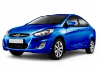 9 Hyundai Solaris 2012г.в. Седан 1.4 АКПП 107 л.с. Кондиционер (синий, графит, черный)