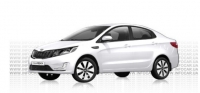 14 Kia Rio 2015г.в. Седан 1.6 АКПП 123л.с. Климат-Контроль (белый, графит)
